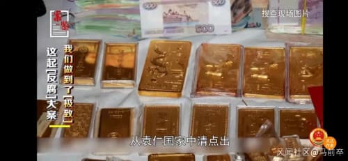 袁仁国案细节:黄金、珠宝、象牙……40多人一天一夜才清点完
