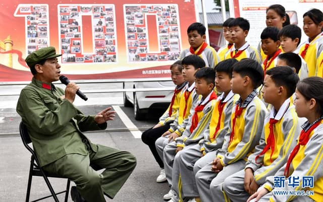 山东台儿庄:村里来了“学党史惠民”小分队