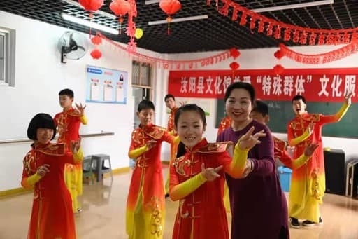 河南汝阳:开展关爱“特殊群体”文化服务