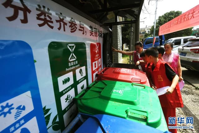 浙江临安:开展“垃圾分类 文明从我做起”暑期公益活动