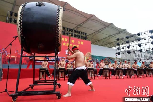 山西新绛:千年鼓乐擂响丰年乐章