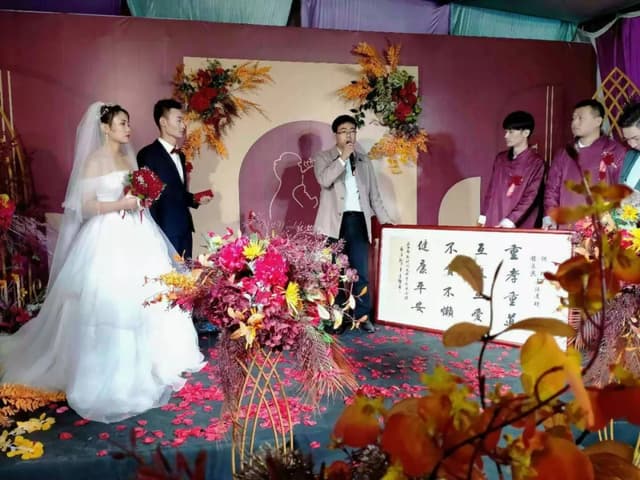 陕西蓝田:婚礼“结”出文明新风尚