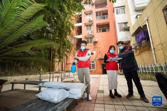 重庆:青年志愿者助力快递小哥迎战“双十一”