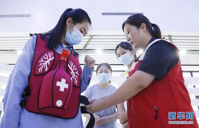 河北邢台:急救技能培训 为生命护航